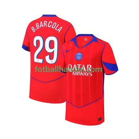 Herre Fotballdrakter Paris Saint-Germain Bradley Barcola 29 Tredje 2025-26 Kortermet